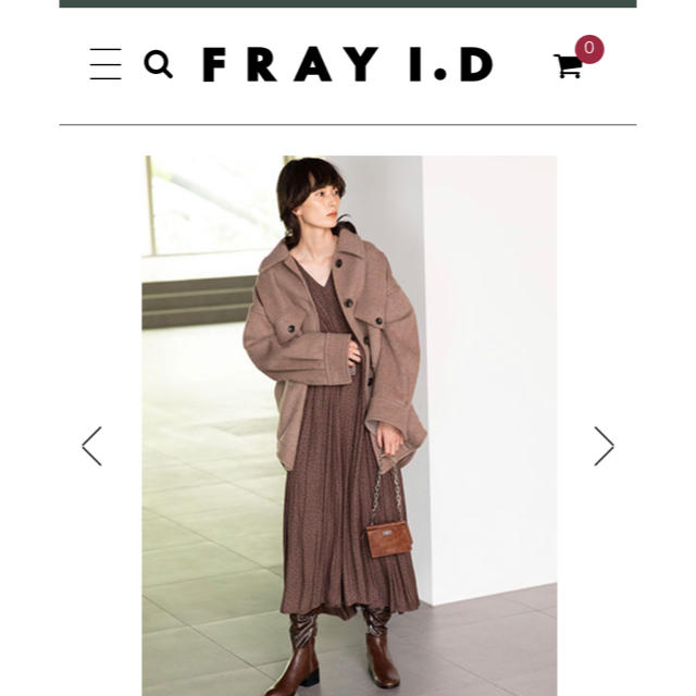 FRAY I.D（フレイ アイディー） ウールシャツジャケット-