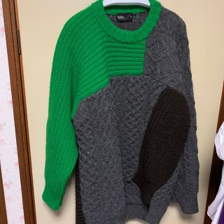 kolor - 渋谷パルコ限定 kolor パッチワークニットの通販 by Endoo's