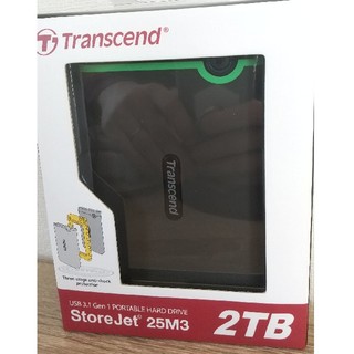 トランセンド(Transcend)の【新品・送料込み】Transcend HDD 2TB(PC周辺機器)