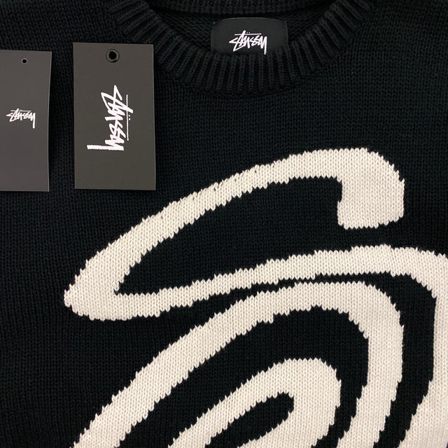 国内正規品 STUSSY CURLY S SWEATER ニット