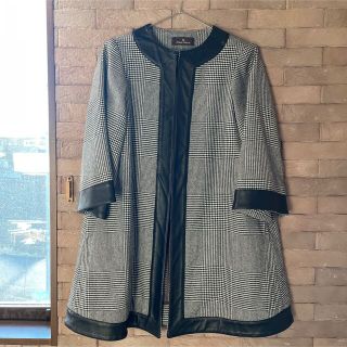 ミカコナカムラ カシミヤ×本革 コート-silversky-lifesciences.com
