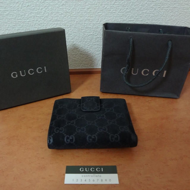 Gucci - GUCCI GG柄 折り財布の通販 by @ゆ〜た's shop