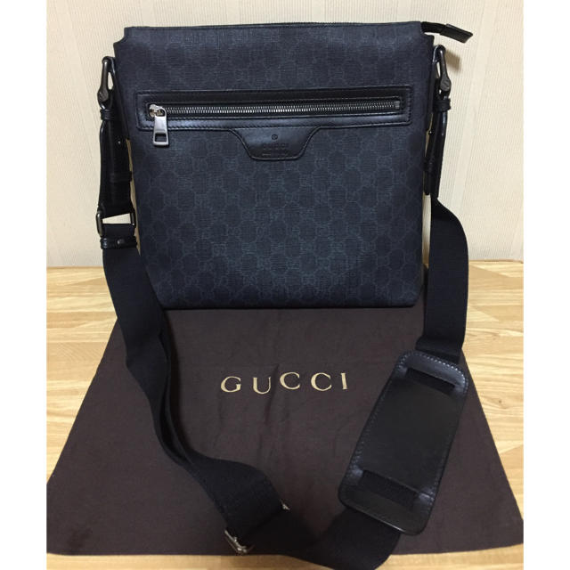 Gucci - グッチ メンズ GGスプリーム  ショルダー バッグの通販 by ヒロ's shop