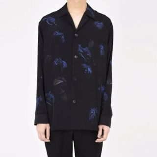 ラッドミュージシャン(LAD MUSICIAN)のラッドミュージシャン 18aw パジャマ シャツ ローズ 花柄 美品(シャツ)