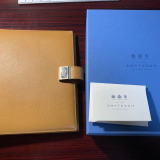 スマイソン(Smythson)のスマイソン 値下げ！SMYTHON 手帳カバー ノートカバー79000円購入(ノート/メモ帳/ふせん)