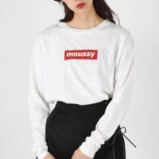 マウジー(moussy)の(moussy)ロゴ入りロンＴ(Tシャツ(長袖/七分))