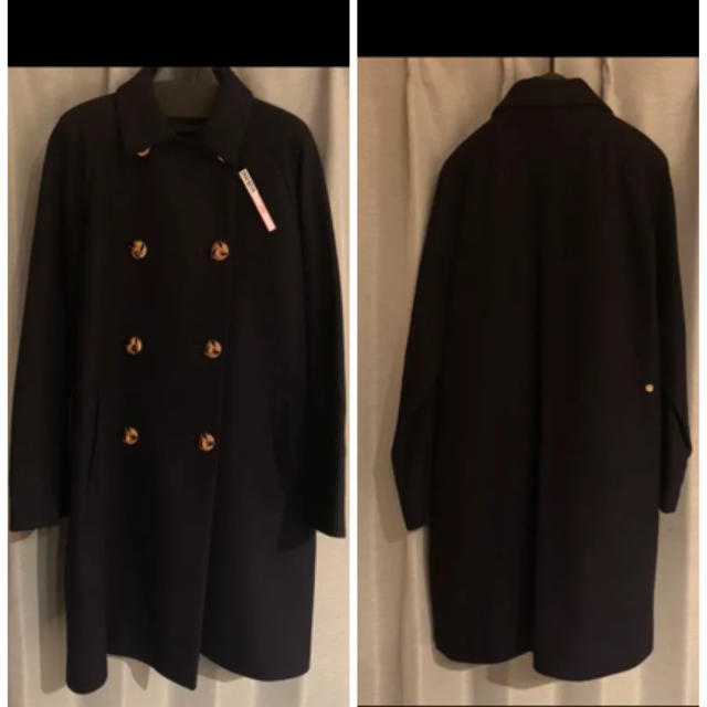 MUVEIL WORK(ミュベールワーク)のみきさん専用　ミュベール飾りボタンコート レディースのジャケット/アウター(ロングコート)の商品写真