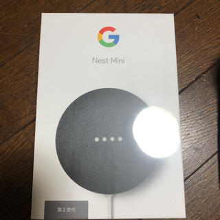 Google GOOGLE NEST MINI CHARCOAL　新品(スピーカー)