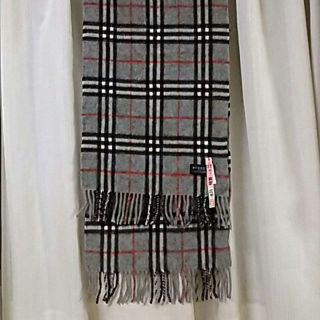 バーバリー(BURBERRY)の美品バーバリーマフラーストールカシミア(マフラー/ショール)