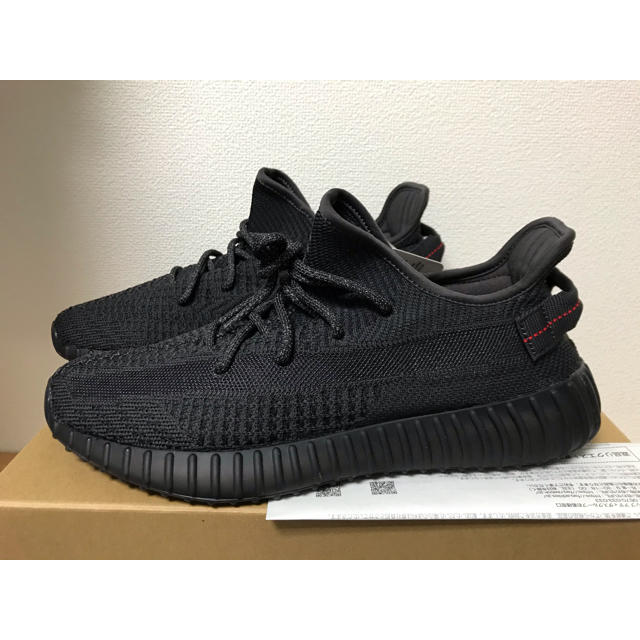 新品 adidas yeezy boost 350 v2 black 28