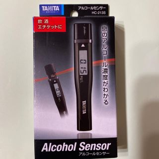 タニタ(TANITA)のTANITAアルコールチェッカー ブラック (アルコールグッズ)