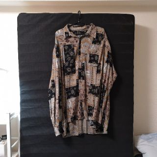 ニードルス(Needles)の古着 レーヨン ロングシャツ 長袖シャツ 柄シャツ Needles Unused(シャツ)