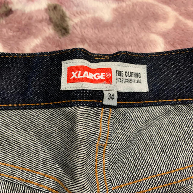 XLARGE(エクストララージ)のX-LARGE エクストララージ デニム ハーフパンツ メンズのパンツ(デニム/ジーンズ)の商品写真