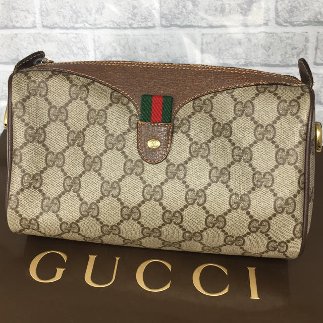 Gucci - 素敵❤️GUCCI オールドグッチ ポーチ ヴィンテージ クラッチバッグの通販 by ☆りんごぱい☆'s shop