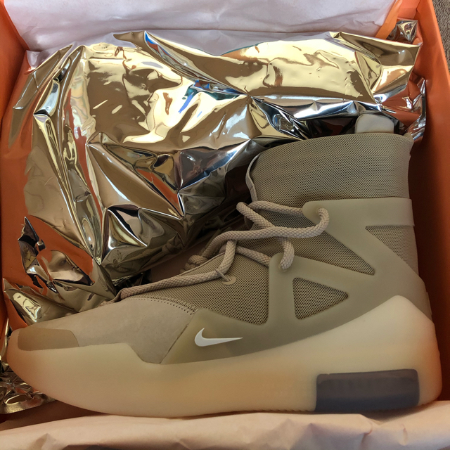 27cm NIKE FOG AIR FEAR OF GOD 1 OATMEAL 半額でGETできるお得 メンズ