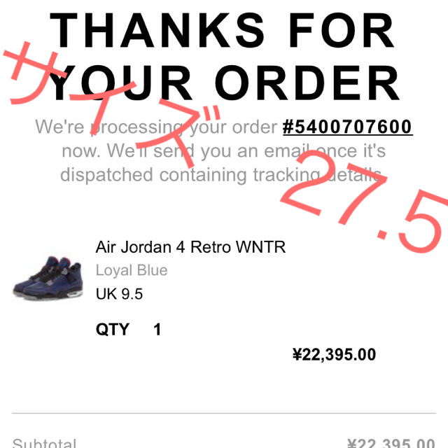 NIKE AIR JORDAN 4 WNTR LOYAL BLUE