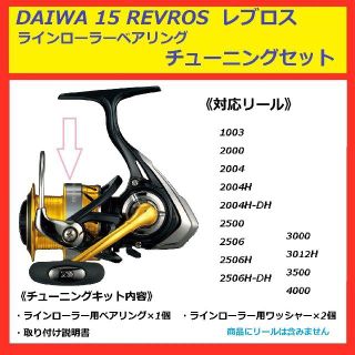 ダイワ(DAIWA)の☆ DAIWA 15 REVROS レブロス ラインローラー ベアリング セット(リール)