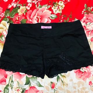 ★Sugar Gloss シュガーグロス★フリルレース BLACKショートパンツ(ショートパンツ)