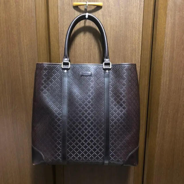 Gucci - 美品 グッチ 本革 レザー トートバッグの通販 by 1