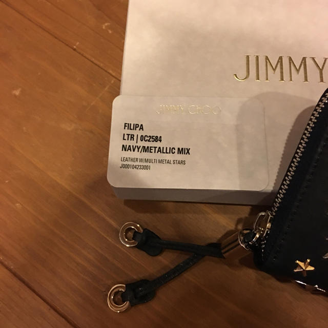 JIMMY CHOO(ジミーチュウ)の【未使用品】ジミーチュウ JIMMY CHOO FILIPA 長財布 レディースのファッション小物(財布)の商品写真