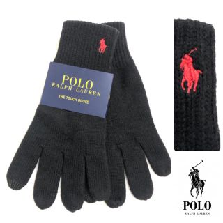 ラルフローレン(Ralph Lauren)の【未使用】ラルフローレン ニット グローブ スマホ タッチパネル 対応 手袋(手袋)