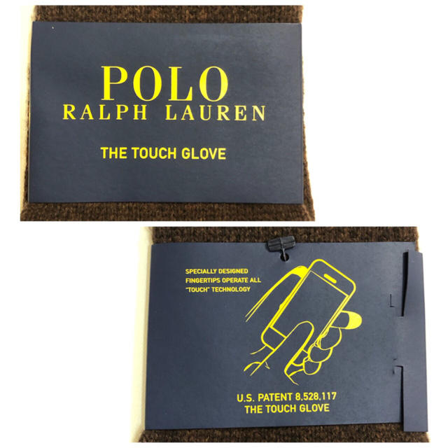 Ralph Lauren(ラルフローレン)の【未使用】ラルフローレン ニット グローブ スマホ タッチパネル 対応 手袋 メンズのファッション小物(手袋)の商品写真