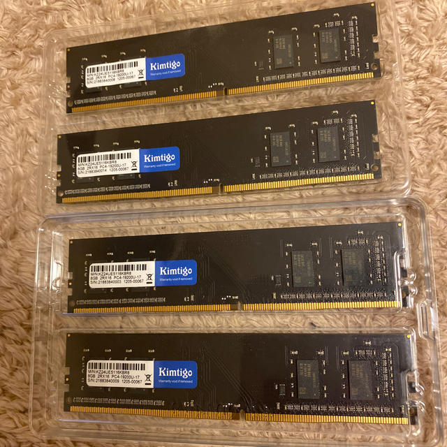 DDR4 メモリー 8GB x 4枚