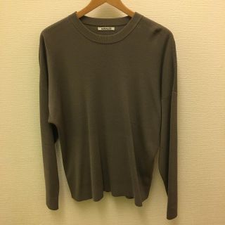 コモリ(COMOLI)の【tagri様専用】Auralee セーター ニット ブラウン(ニット/セーター)