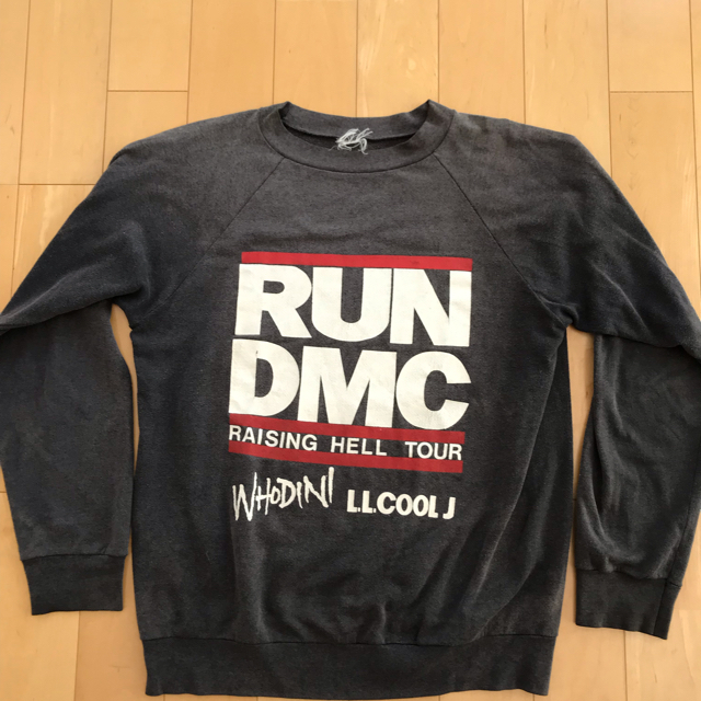激レア 80s ビンテージ USA製 RUN DMC ヒップホップ トレーナー | フリマアプリ ラクマ