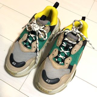 バレンシアガ(Balenciaga)のTriple S 40 Yellow/Green BALENCIAGA(スニーカー)