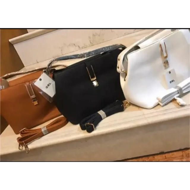 GRL(グレイル)のGRLハンド＆ショルダーバック  3色セット レディースのバッグ(ハンドバッグ)の商品写真