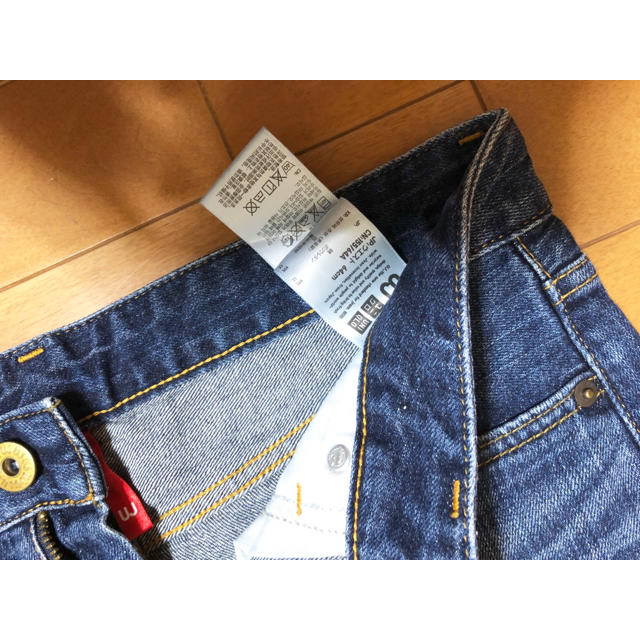 UNIQLO(ユニクロ)のUNIQLO  デニムミニスカート　美品 レディースのスカート(ミニスカート)の商品写真