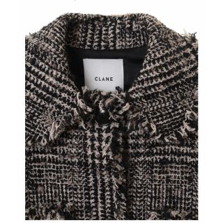 ENFOLD - clane クラネ ミックスツイードブルゾン 新品!の通販 by