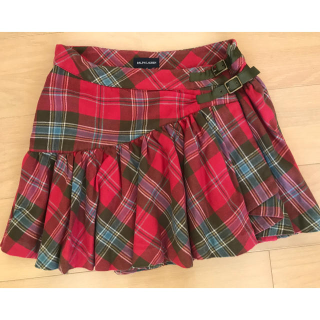 Ralph Lauren(ラルフローレン)のRalph Lauren／チェックスカート プリーツスカート キッズ/ベビー/マタニティのキッズ服女の子用(90cm~)(スカート)の商品写真