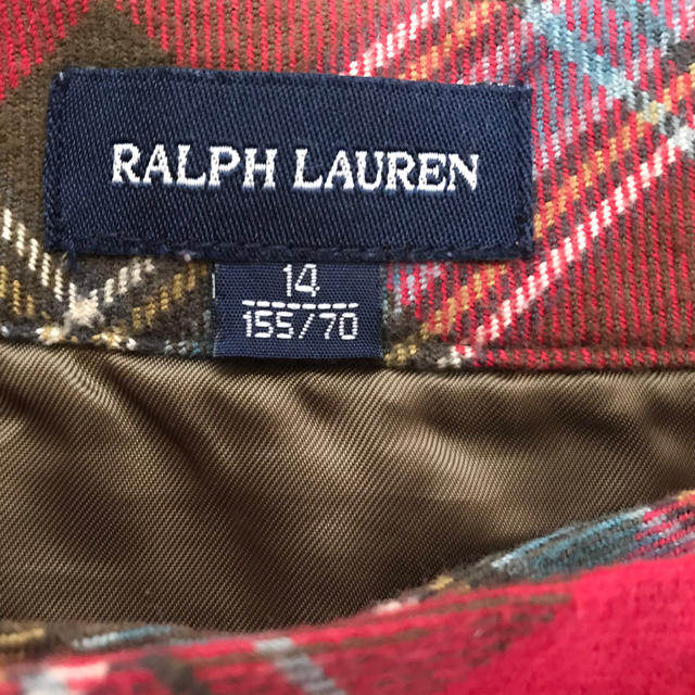 Ralph Lauren(ラルフローレン)のRalph Lauren／チェックスカート プリーツスカート キッズ/ベビー/マタニティのキッズ服女の子用(90cm~)(スカート)の商品写真