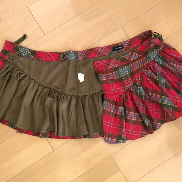 Ralph Lauren(ラルフローレン)のRalph Lauren／チェックスカート プリーツスカート キッズ/ベビー/マタニティのキッズ服女の子用(90cm~)(スカート)の商品写真