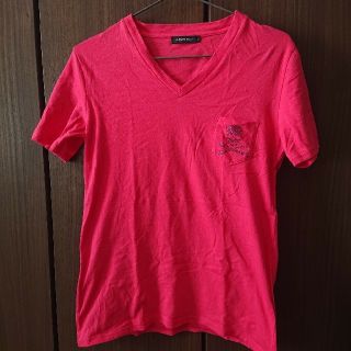 ラブレス(LOVELESS)の美品 LOVELESS スカル Vネックカットソー(カットソー(半袖/袖なし))