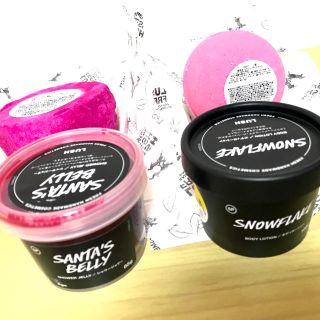 ラッシュ(LUSH)のLUSH バスボム＆ボディローション＆シャワージェリー 4つセット 値下げＯＫ(入浴剤/バスソルト)