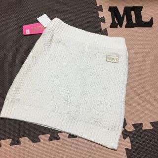 ロニィ(RONI)の新品タグ付き🌸RONI🌸キラキラゴールドタイトスカート🌸ML(スカート)