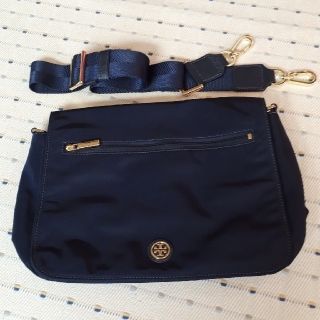 トリーバーチ(Tory Burch)のお値下げ⭐ほぼ未使用　トリーバーチ　ショルダー　ネイビー(ショルダーバッグ)