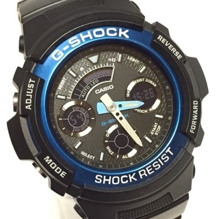 ジーショック(G-SHOCK)のアナデジブルーモデル！AW-591-2AJF G-SHOCK(腕時計(アナログ))