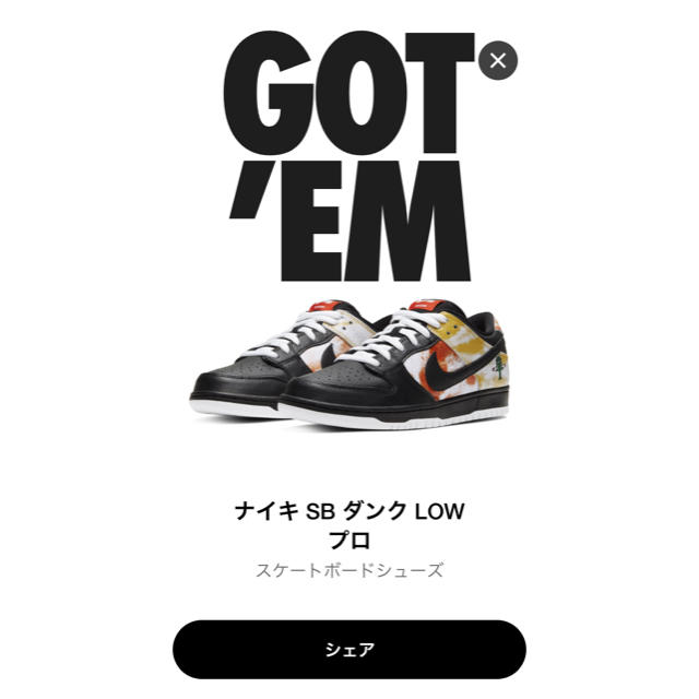 靴/シューズNIKE SB DUNK LOW