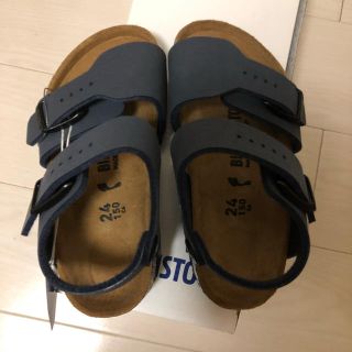 ビルケンシュトック(BIRKENSTOCK)の【新品】ビルケンシュトック ニューヨーク  サンダル キッズ 15.0(サンダル)