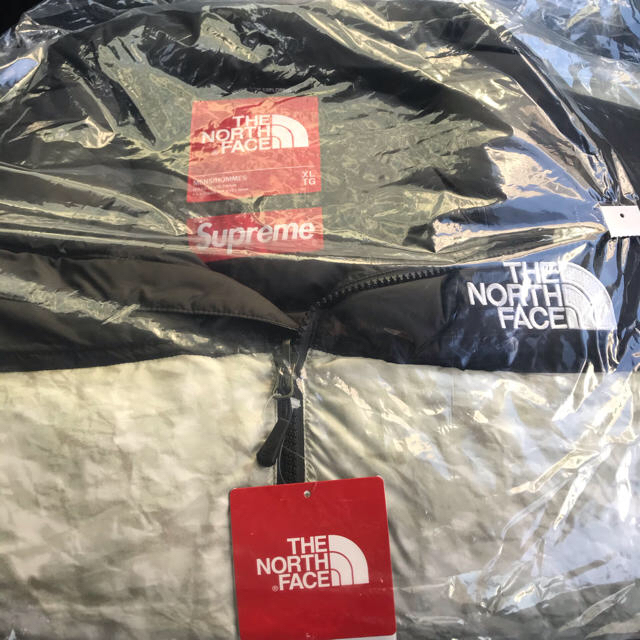 supreme THE NORTH FACE paper nuptse