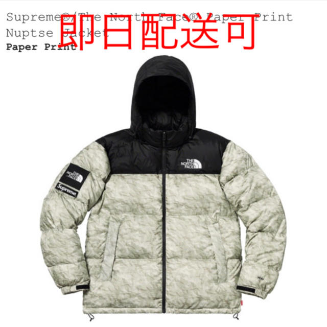 新品 Supreme The North Face Paper Nuptse