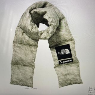 シュプリーム(Supreme)のsupreme north face paper print(マフラー)