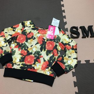 ロニィ(RONI)の新品タグ付き🌸RONI🌸フラワージャケット🌸スウェット🌸SM(ジャケット/上着)