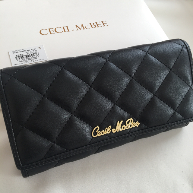 CECIL McBEE(セシルマクビー)のりま様専用❣️セシルマクビー  長財布&手帳型iPhoneケース ブラック レディースのファッション小物(財布)の商品写真