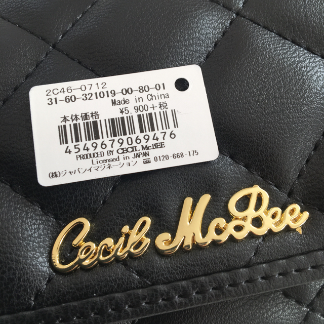 CECIL McBEE(セシルマクビー)のりま様専用❣️セシルマクビー  長財布&手帳型iPhoneケース ブラック レディースのファッション小物(財布)の商品写真