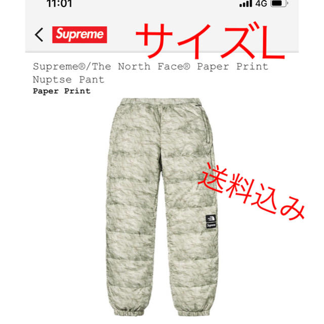 Supreme The North Face Paper Print Pant